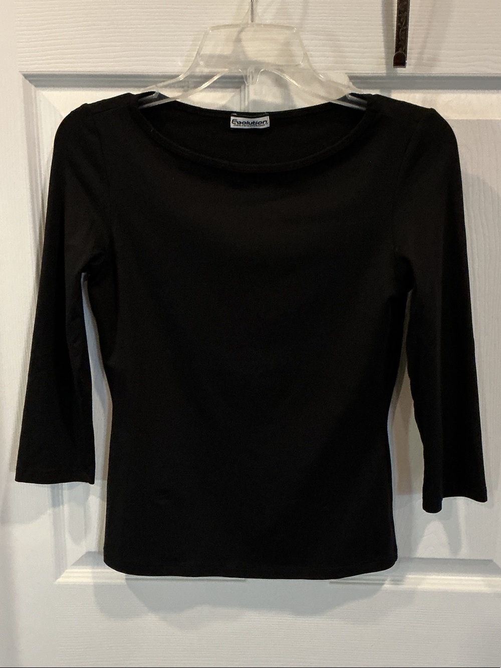 Evolution not Revolution Scoop Neck Long Sleeve Top